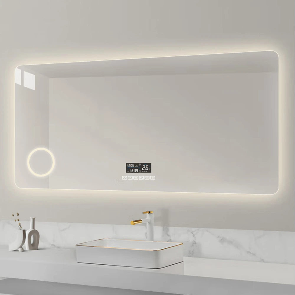 K3015CBS Single-Color Stepless Dimming 6-Key Bluetooth Switch with Time, Temperature & Date Display