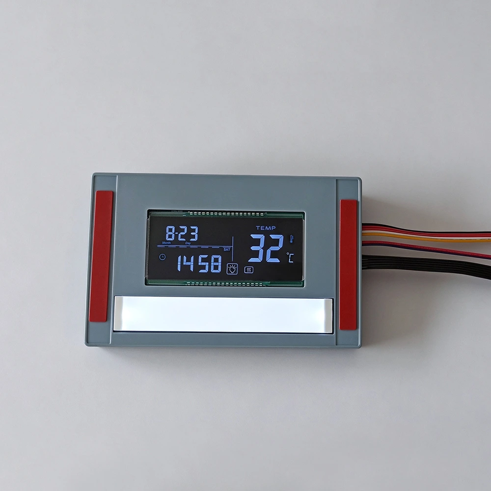 Image of K3025D Ultra-thin 4-Key Bluetooth Controller with 3 Color Temperatures, Stepless Dimming & LCD Display for Time, Temperature and Date