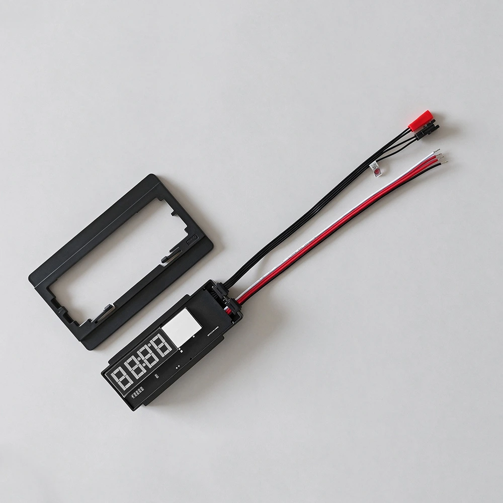 Image of K3102B-S2 Mirror Single Touch Dimmer Switch, Stepless Dimming with Clock & Temperature Display