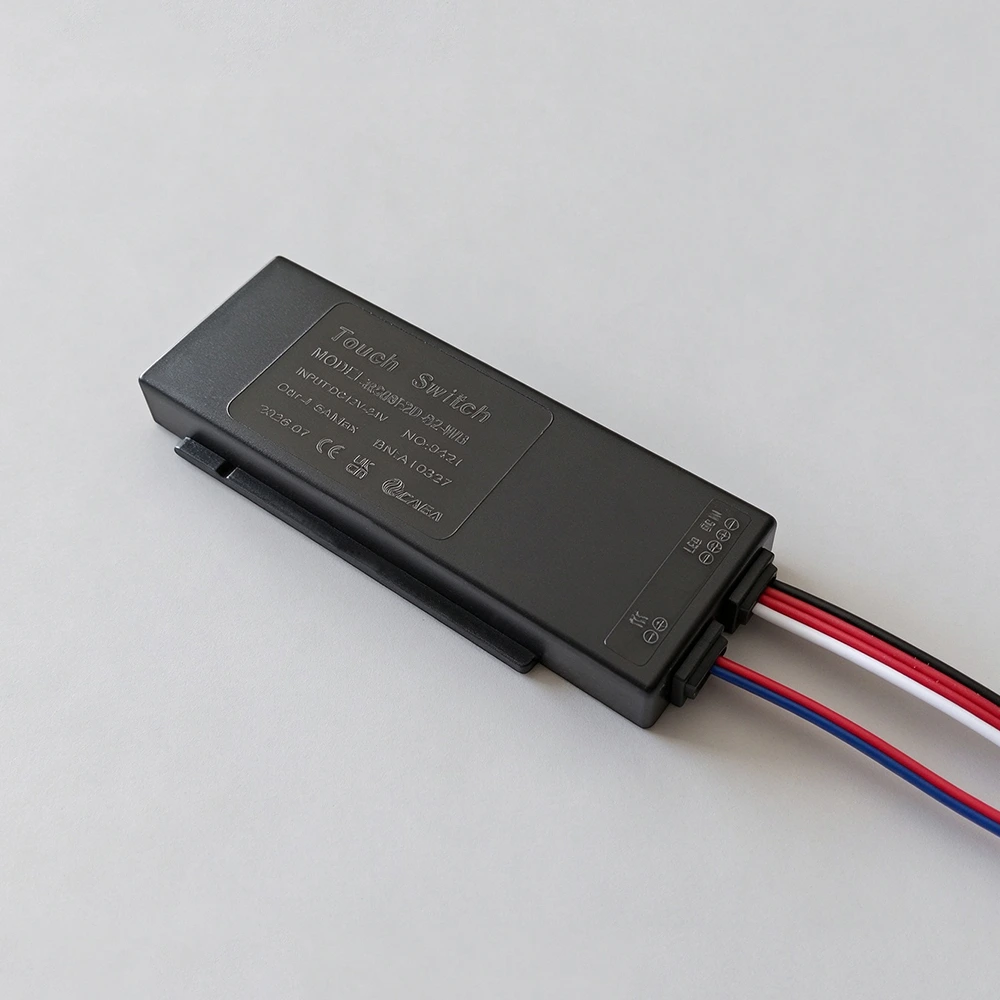 RS08F2D Dual-Key Radar Human Presence Switch with Single-Color Stepless Dimming RS08F2D-S2-WB 4